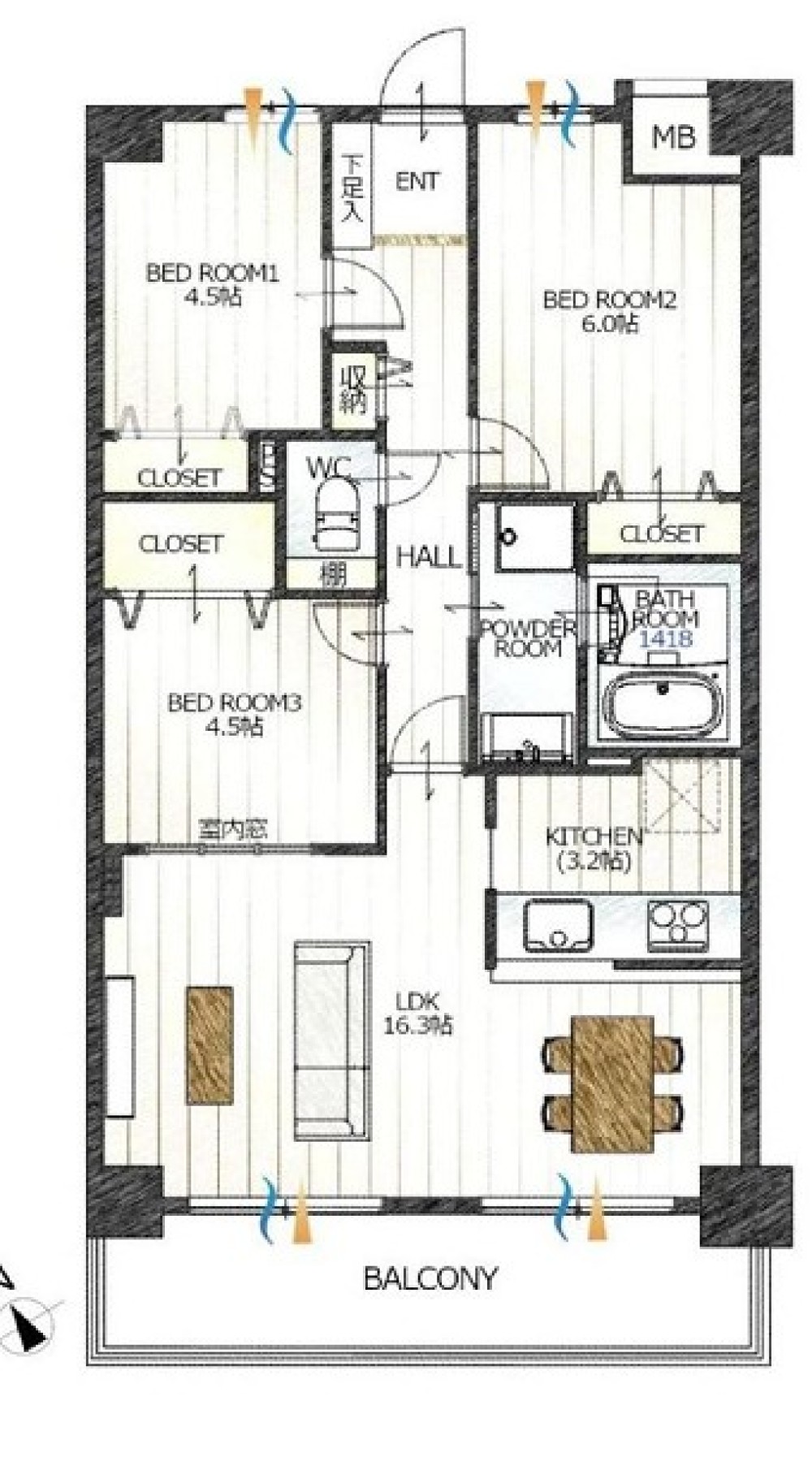 ライオンズマンション安城横山第2 画像1