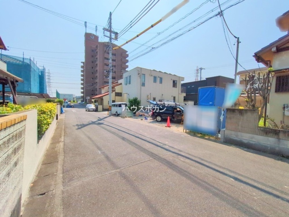 前面道路広々！