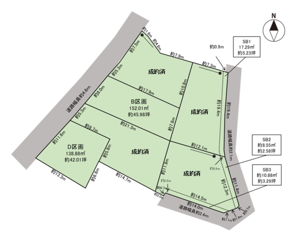 岡崎市小針町第Ⅱ期　全6区画　B区画 画像2