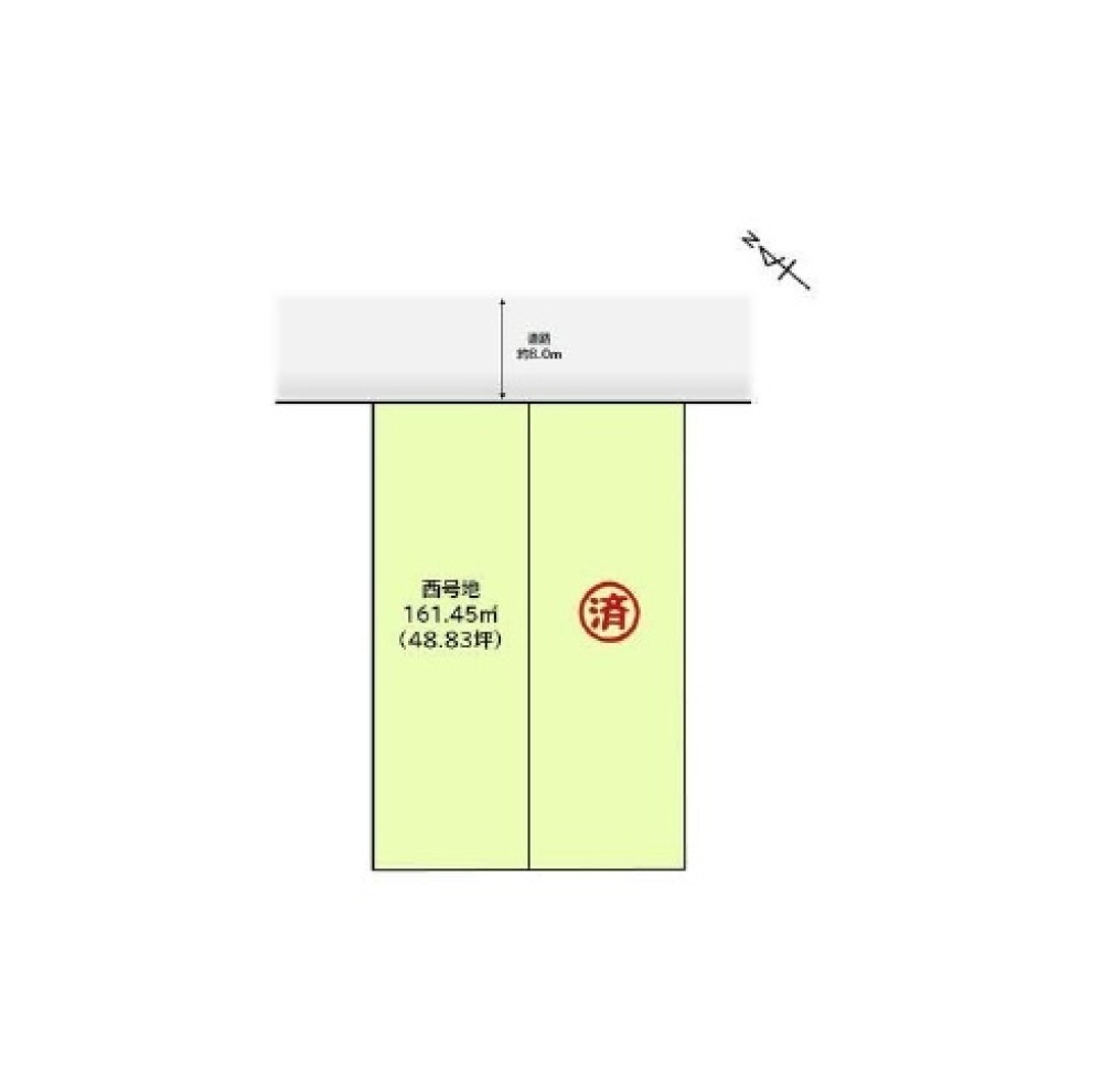 長久手市五合池　全2区画　西号地 画像1