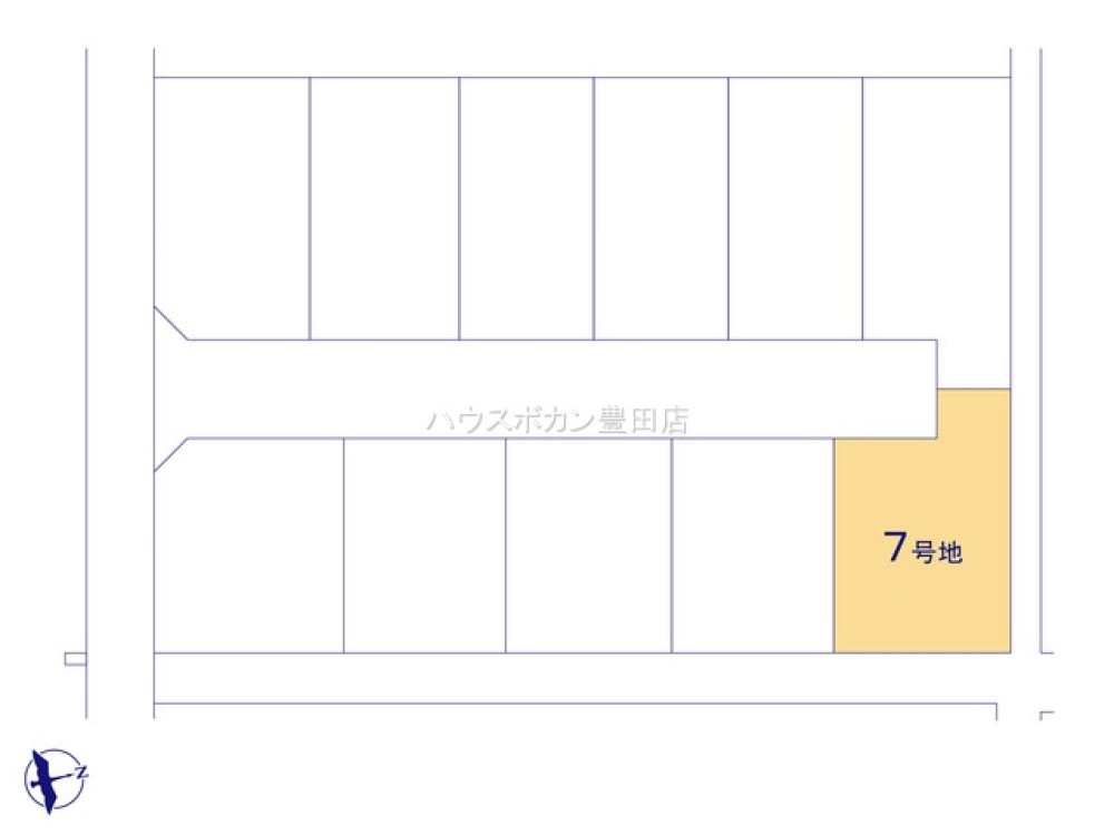 岡崎市北野町　全11区画　7-1号地 画像1