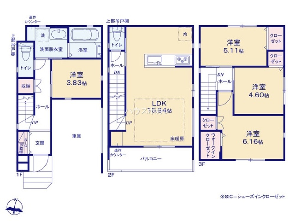 名古屋市中川区高畑四丁目　全4棟　4号棟 画像6