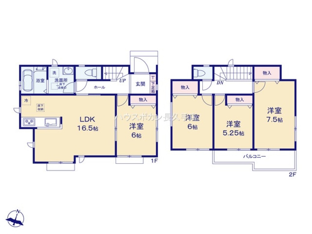 全居室収納豊富・ゆとりのある間取り◎