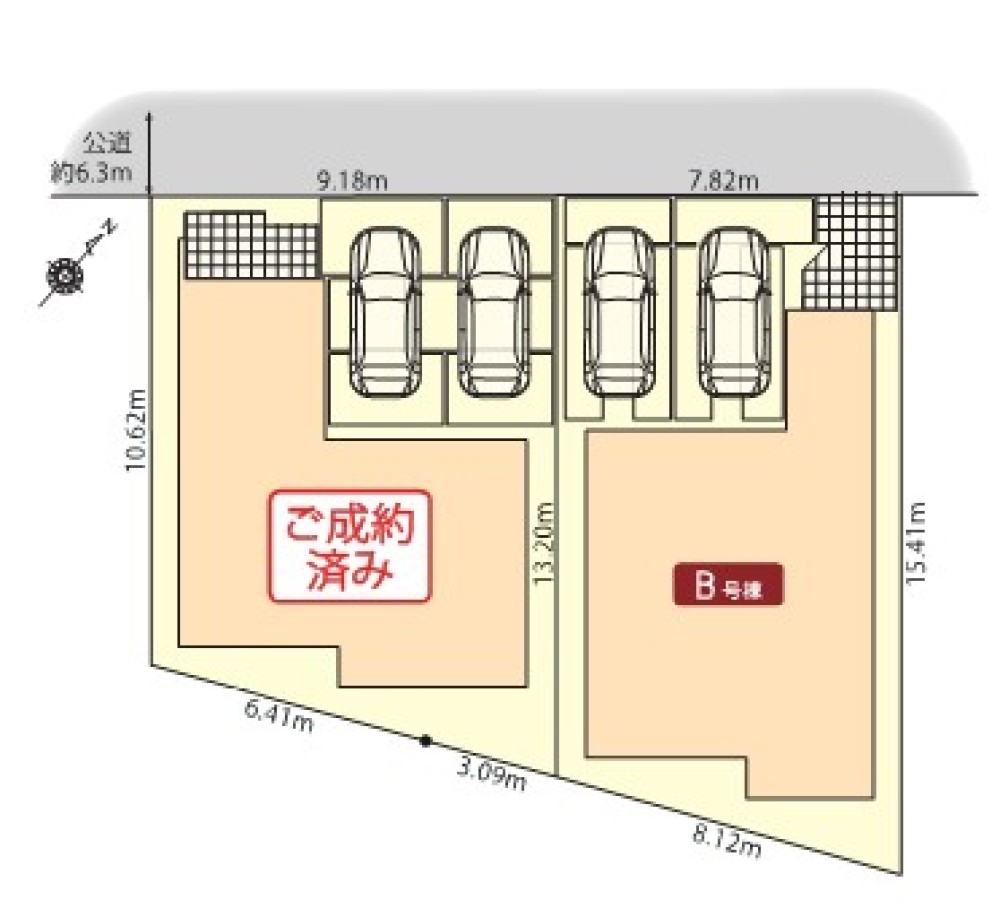 豊田市竹元町　全2棟　B号棟 画像1