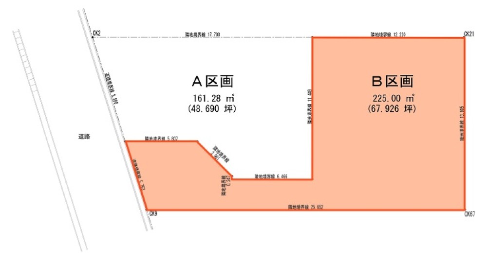 名古屋市天白区土原　全2区画　B区画 画像1
