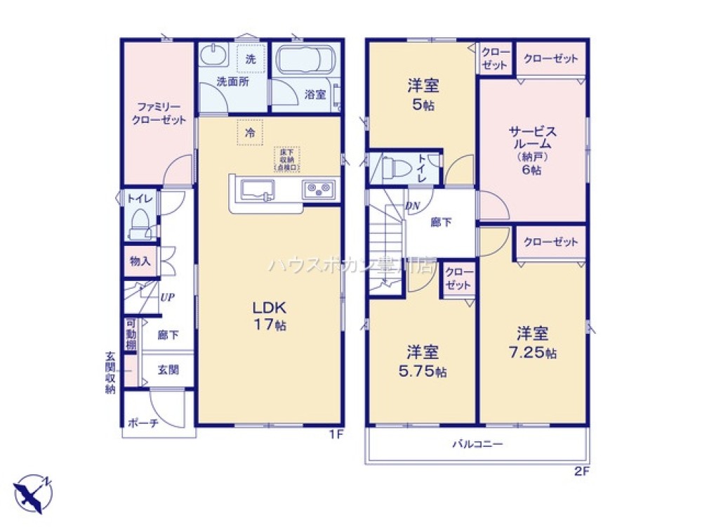 豊川市小田渕町第8　全5棟　3号棟 画像4