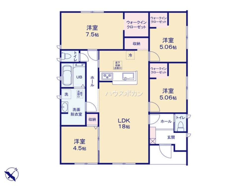 知多市南粕谷　全1棟 画像5