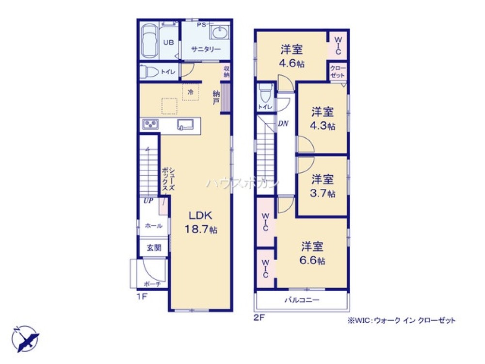 名古屋市緑区桃山1期　全2棟　1号棟 画像4