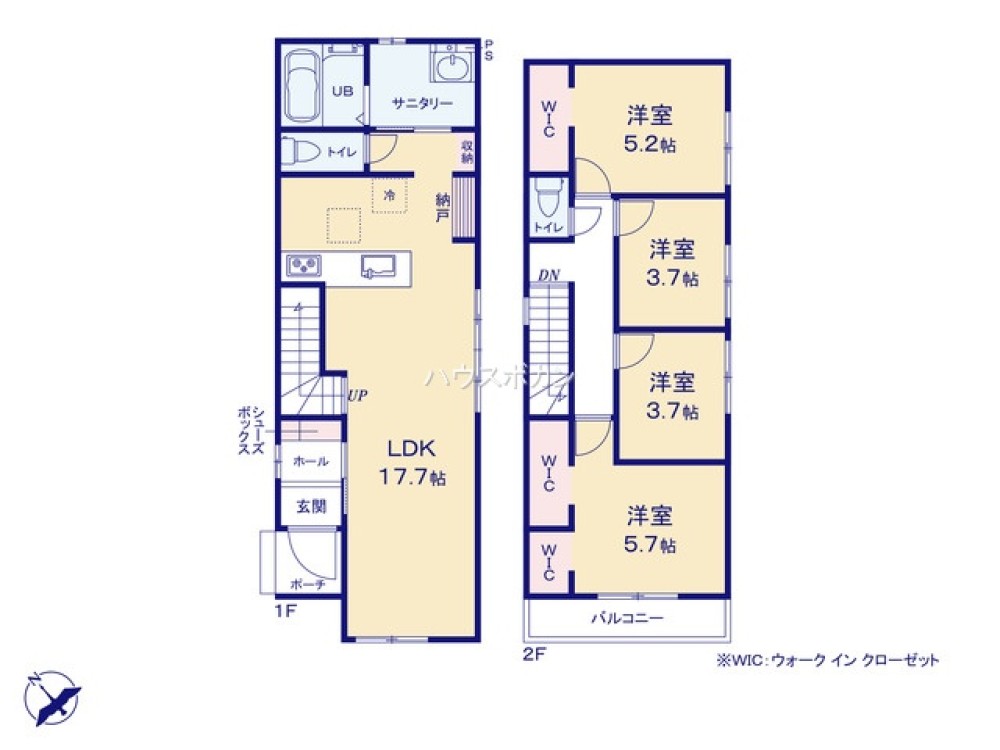 名古屋市緑区桃山1期　全2棟　2号棟 画像5