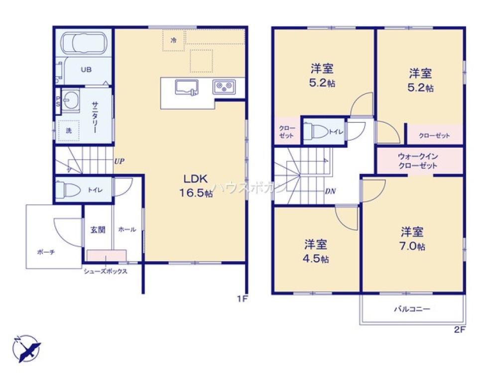 安城市里町1期　全1棟　1号棟 画像5