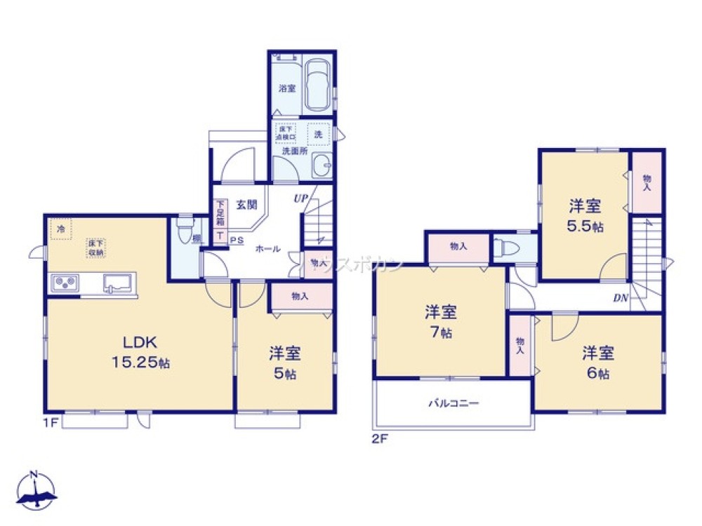 小牧市三ツ渕2期　全2棟　A号棟 画像3