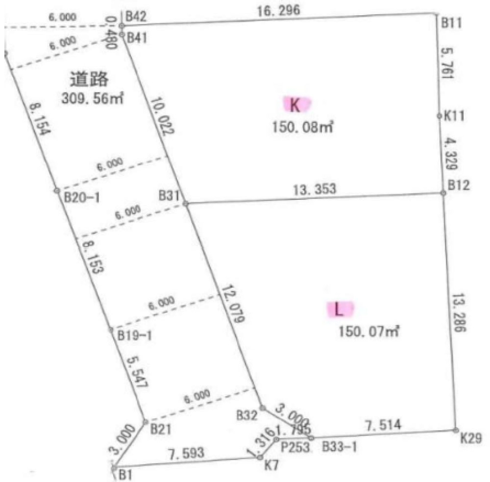 西尾市中畑町　全12区画　L号地 画像1