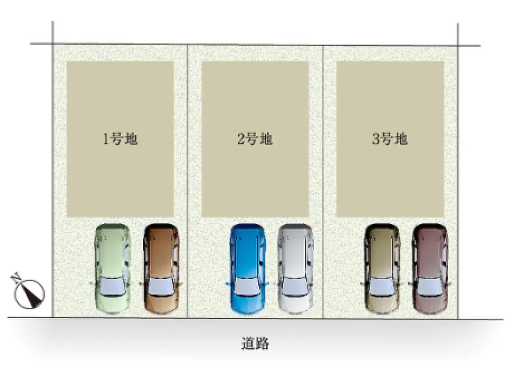 岡崎市栄町　全3区画　1号棟 画像1