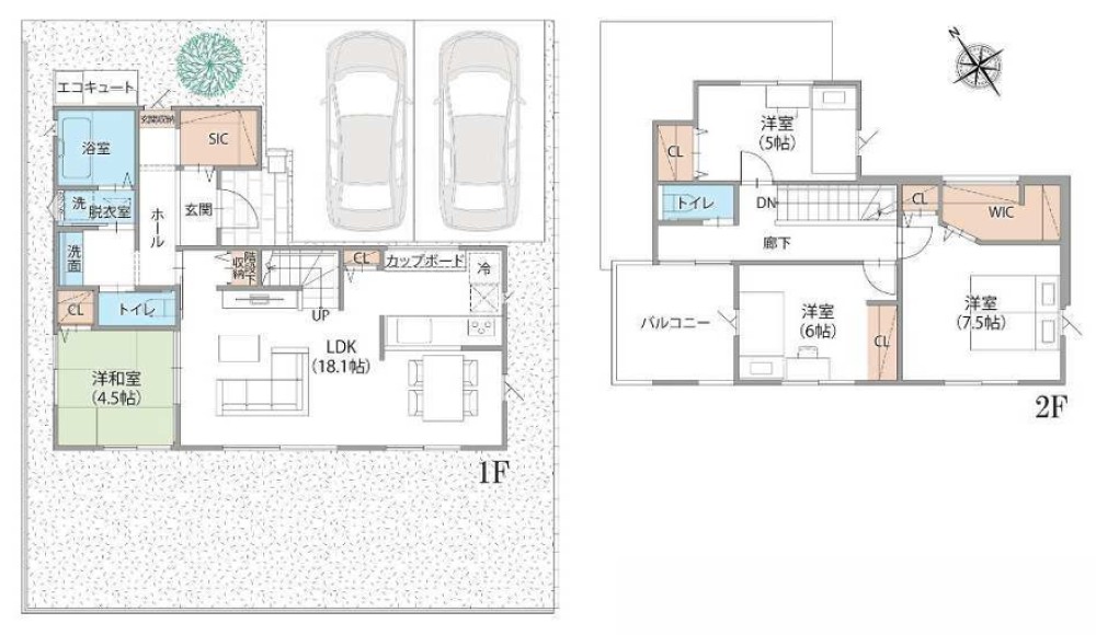豊橋市富士見台一丁目　全3区画　2号棟 画像4