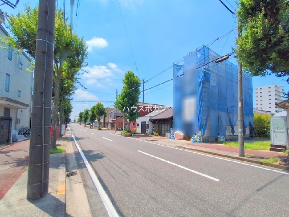 前面道路広々！