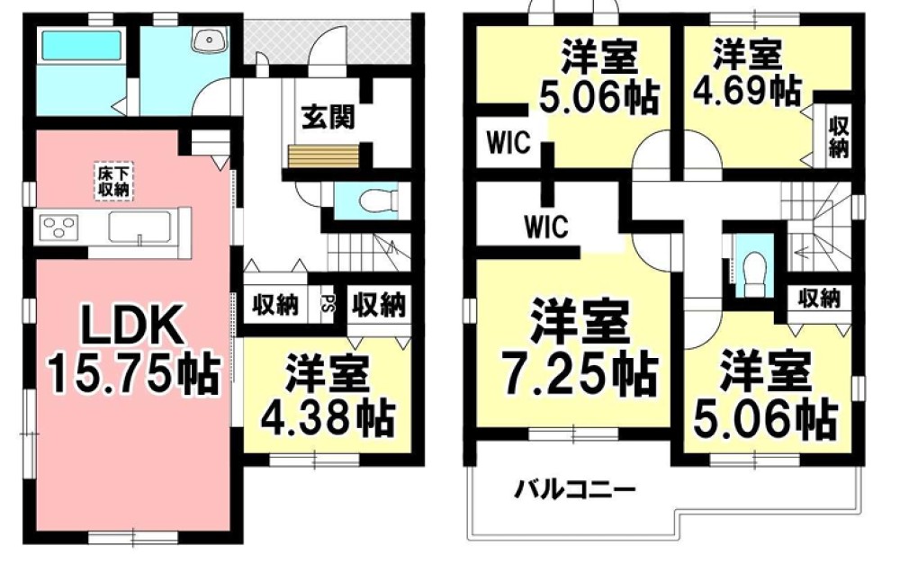 豊橋市多米中町　全2棟　2号棟 画像1