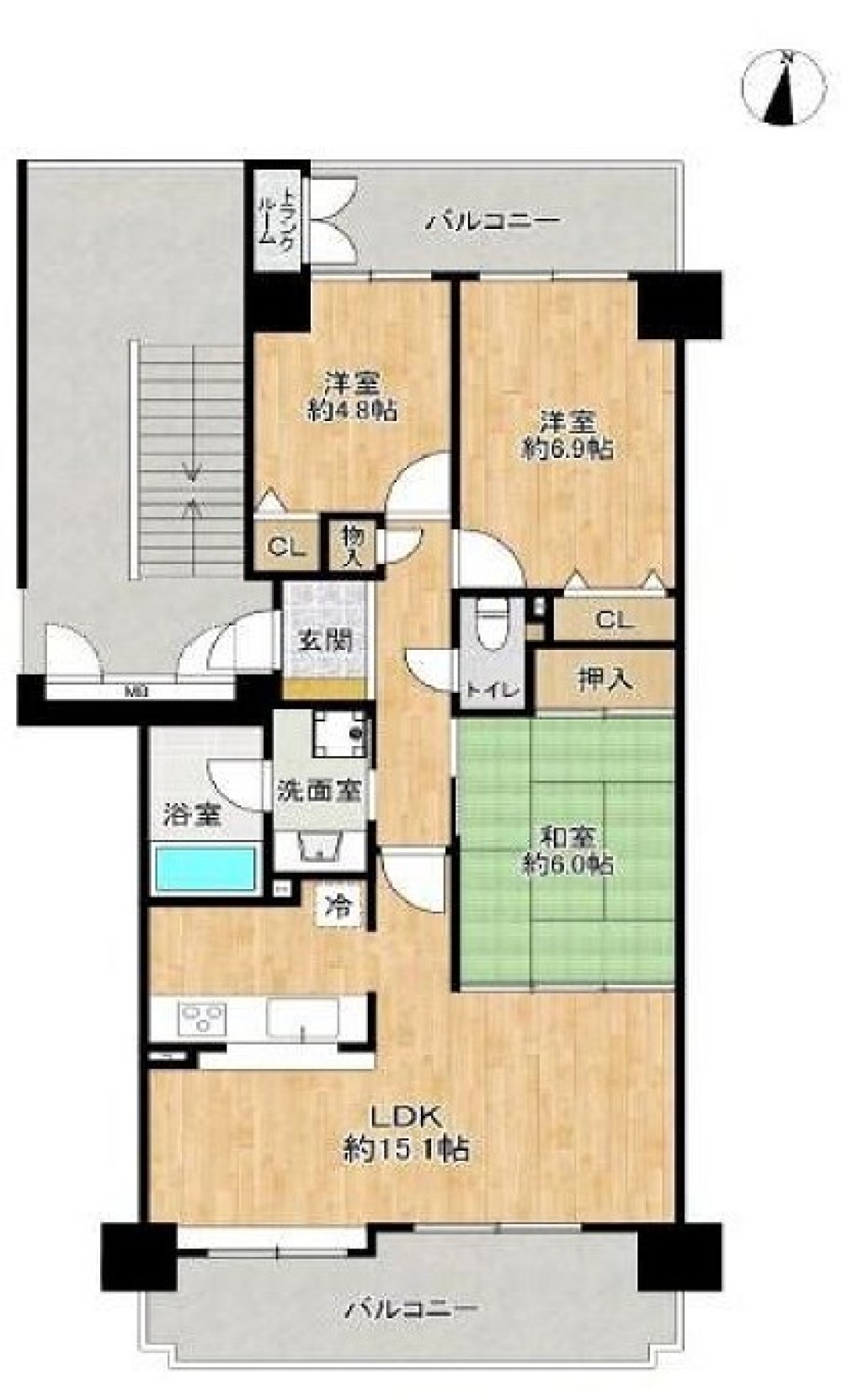 コープ野村新安城南弐番館 画像1