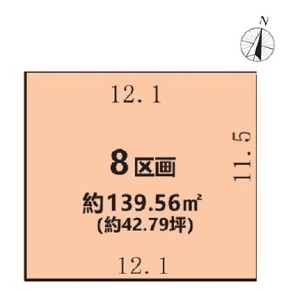 名古屋市守山区上志段味東谷　全13区画　8区画 画像1