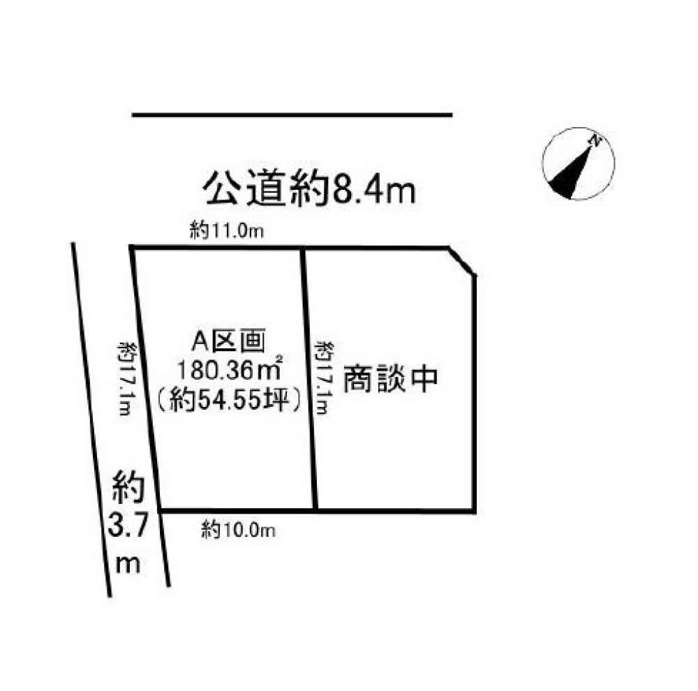 清須市西田中本城　全2区画　A区画 画像1
