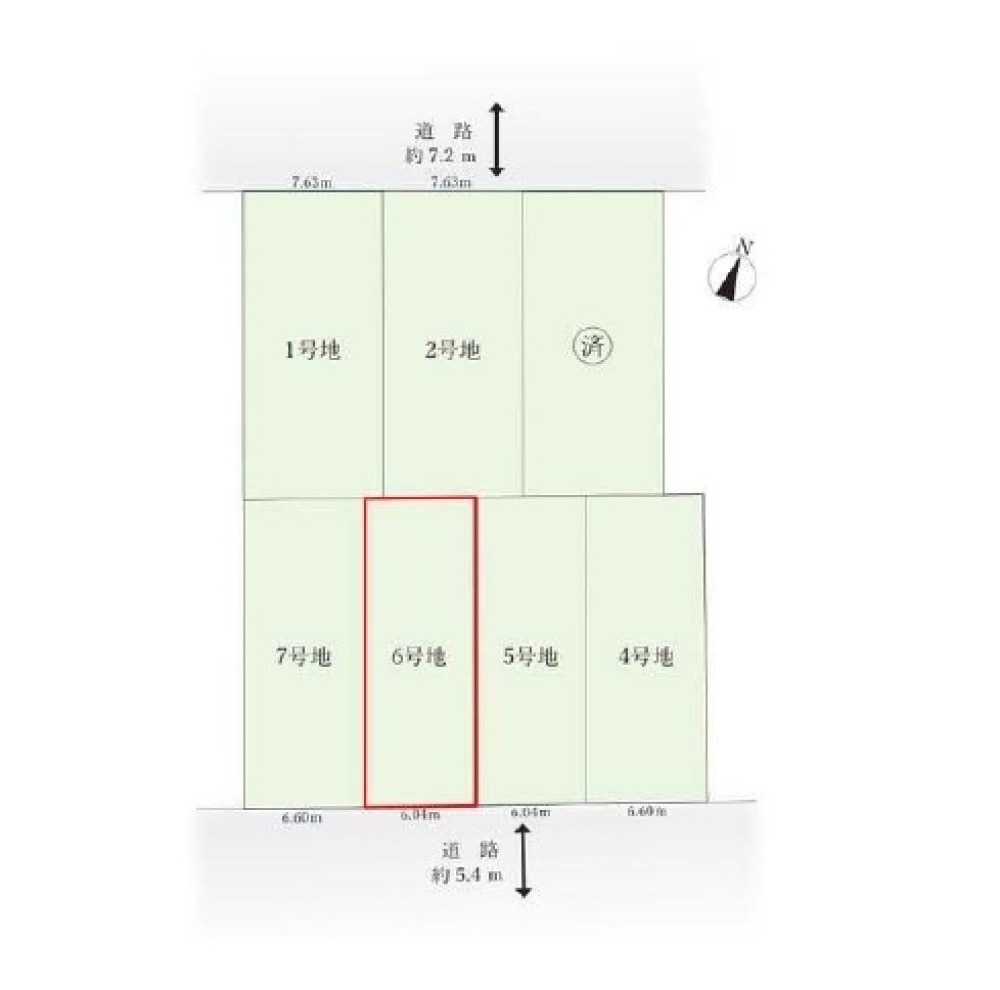 名古屋市南区柵下町　4期　全7区画　6号地 画像1