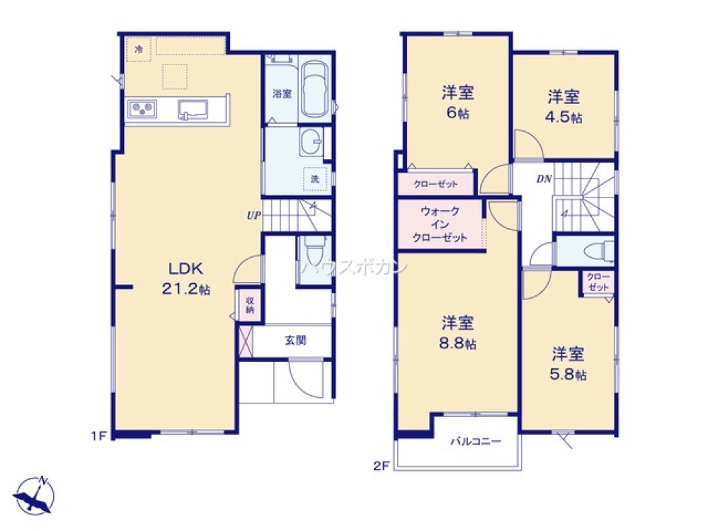 全居室収納豊富・ゆとりのある間取り◎