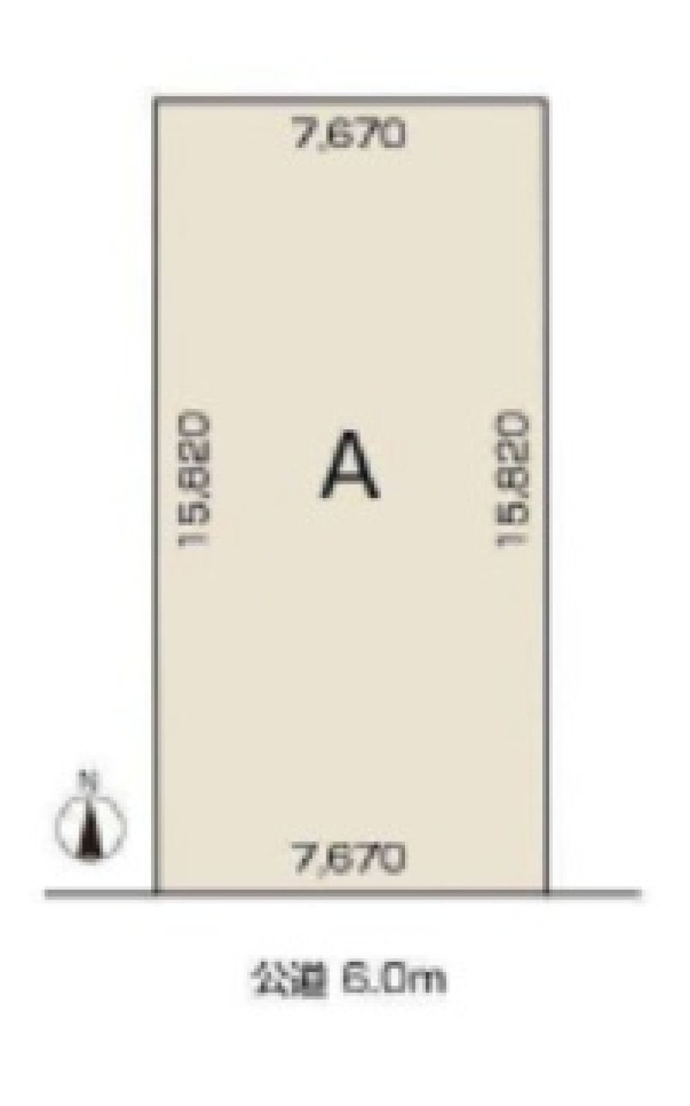 尾張旭市北原山町　全2区画　A区画 画像1