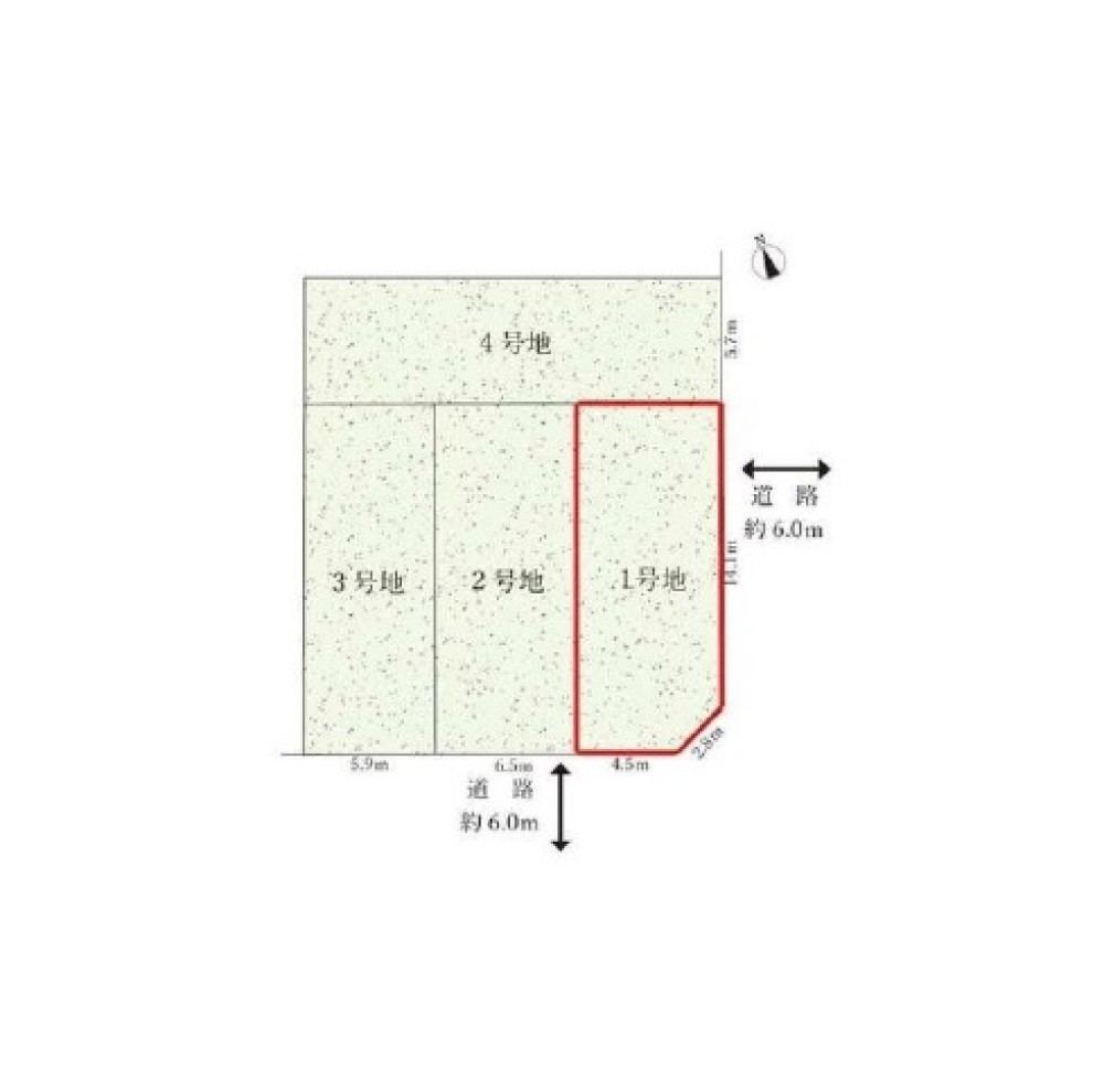 岩倉市曽野町　全4区画　1号地 画像1
