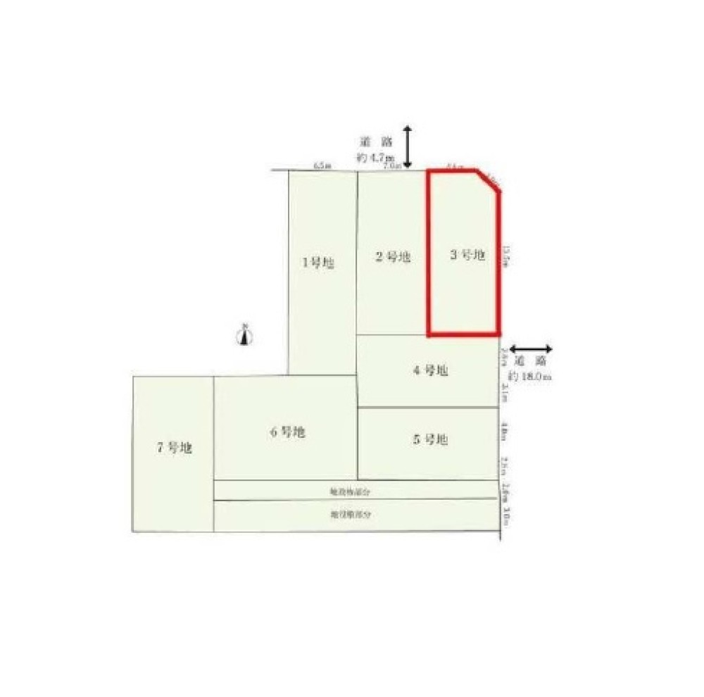 岩倉市東町　全7区画　3号地 画像1