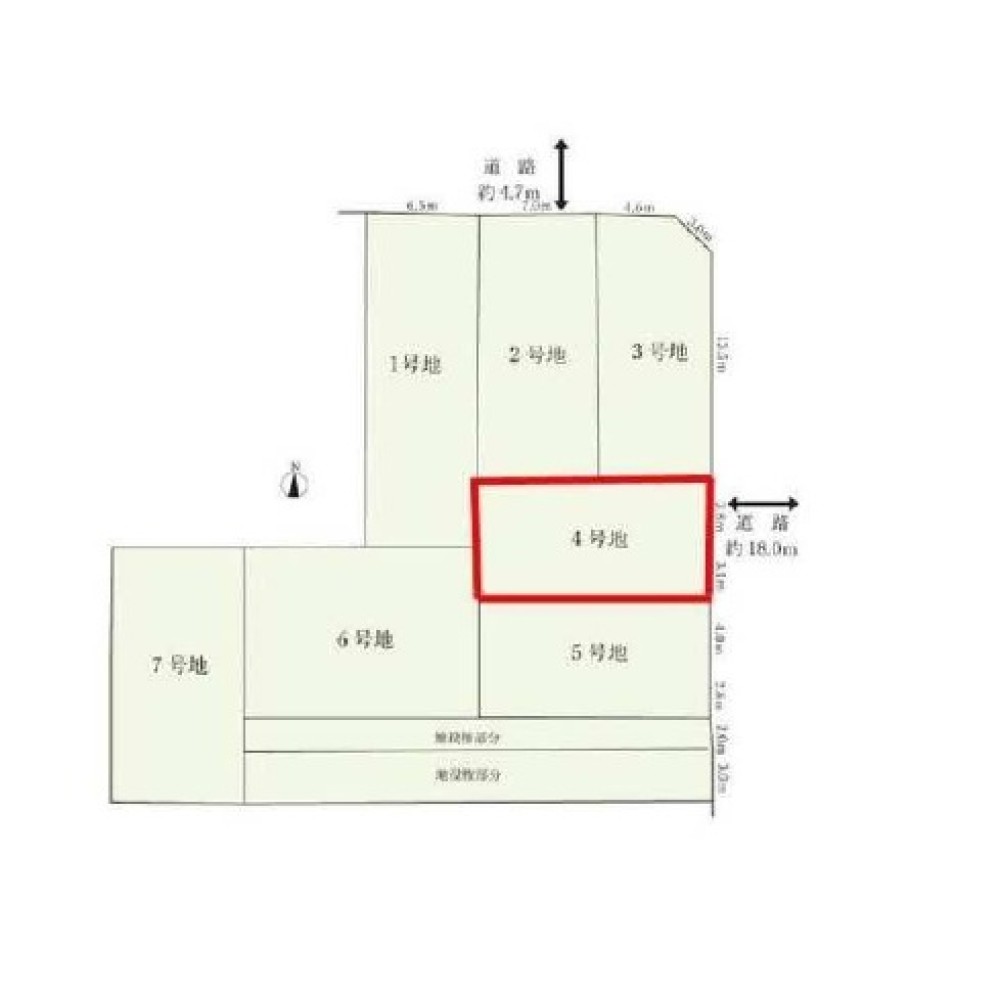 岩倉市東町　全7区画　4号地 画像1