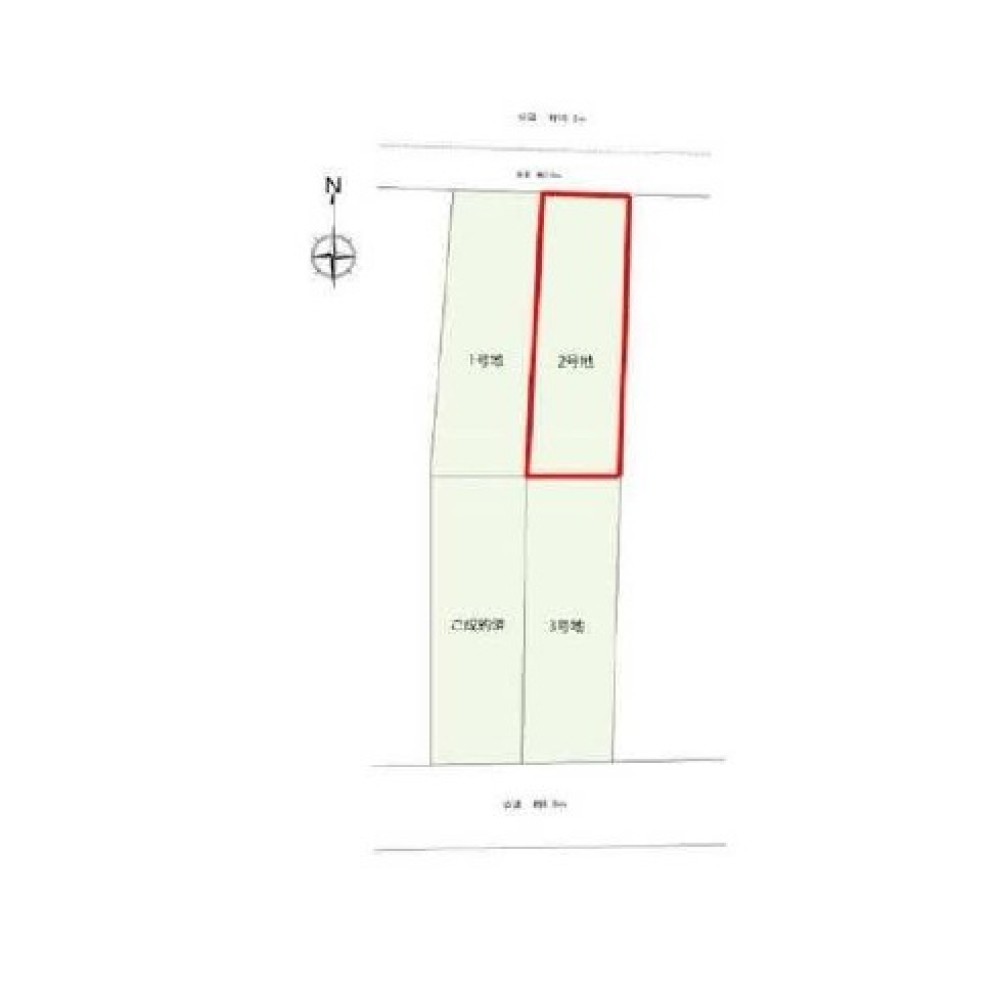 春日井市高山町　全4区画　2号地 画像1