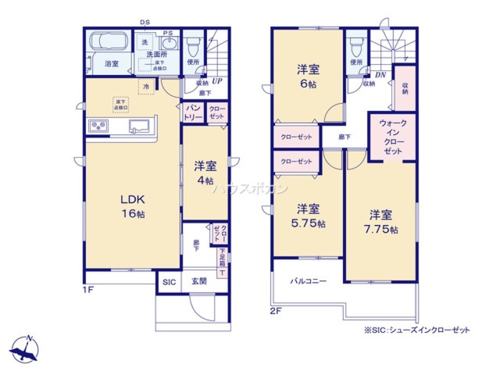 全居室収納豊富・ゆとりのある間取り◎