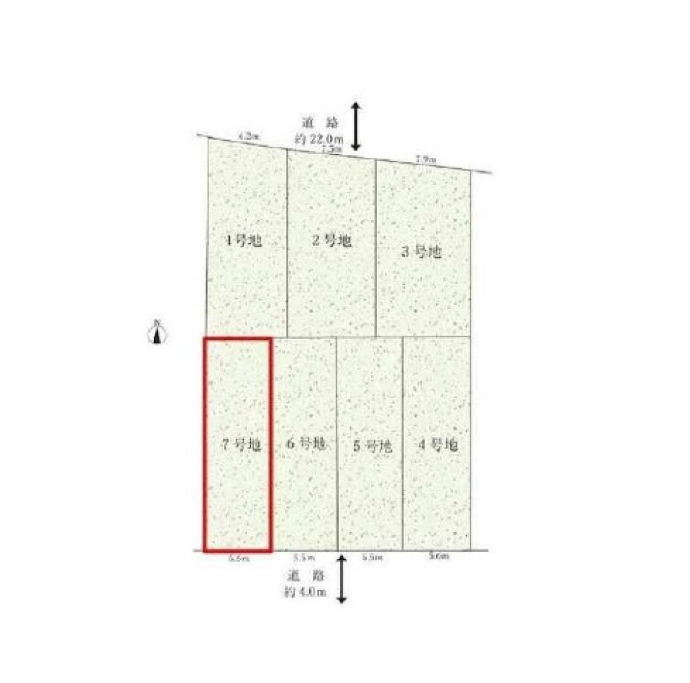 小牧市郷中二丁目　全7区画　7号地 画像1