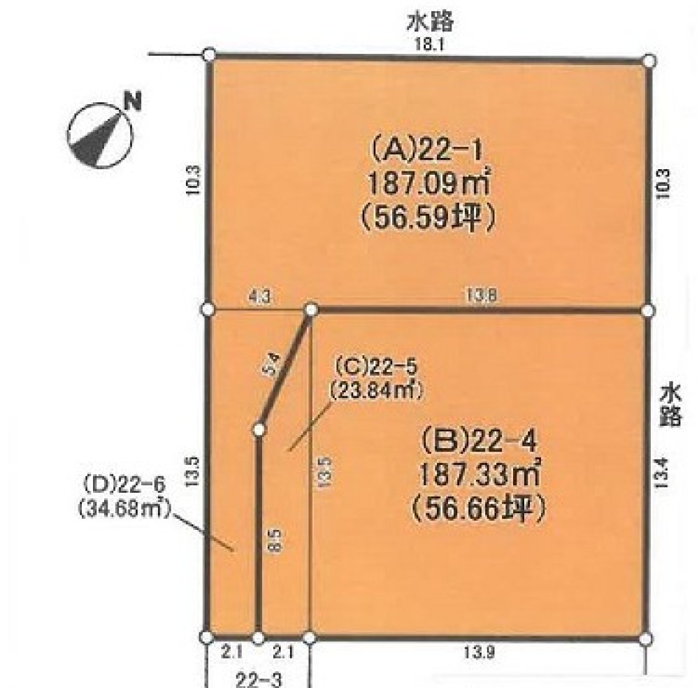 碧南市尾城町　全2区画　BC区画 画像1