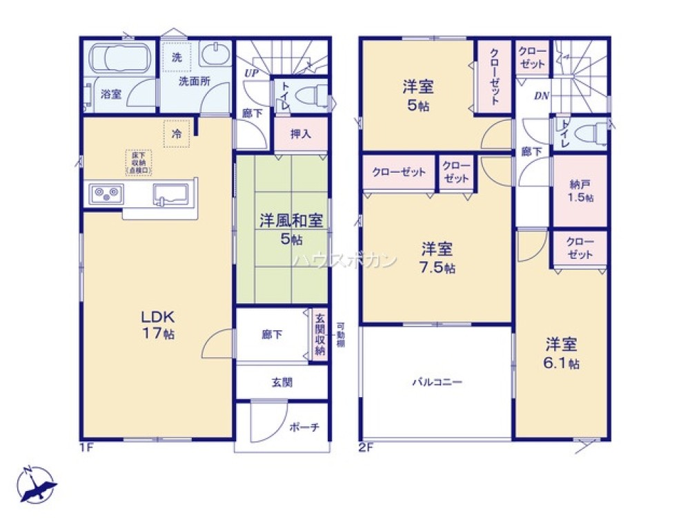 小牧市新町第6　全4棟　2号棟 画像4