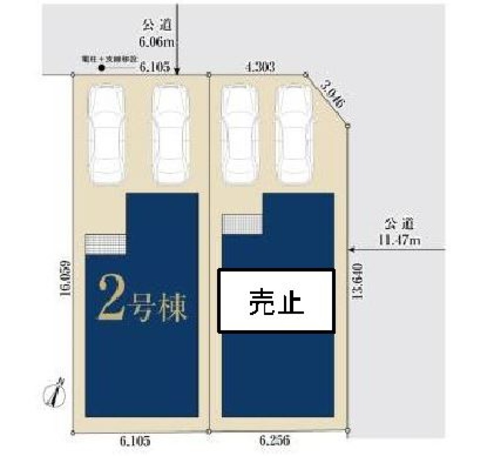 名古屋市天白区平針南11102②　全2棟　2号棟 画像1