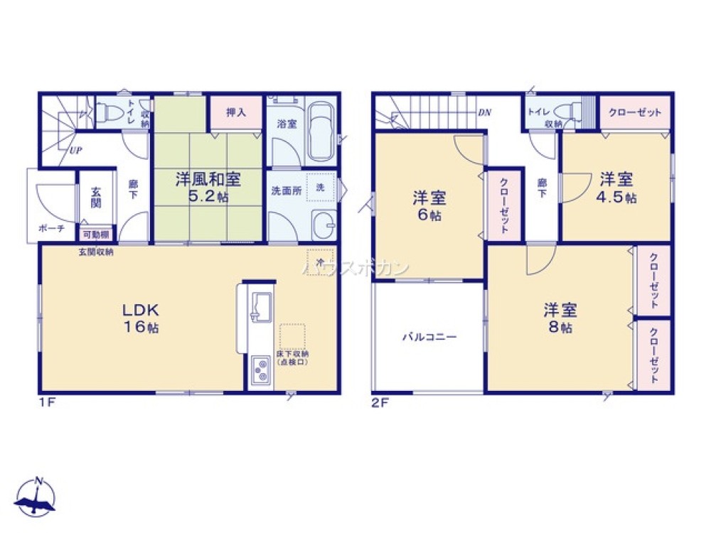 愛知郡東郷町大字春木　第27　全2棟　2号棟 画像4