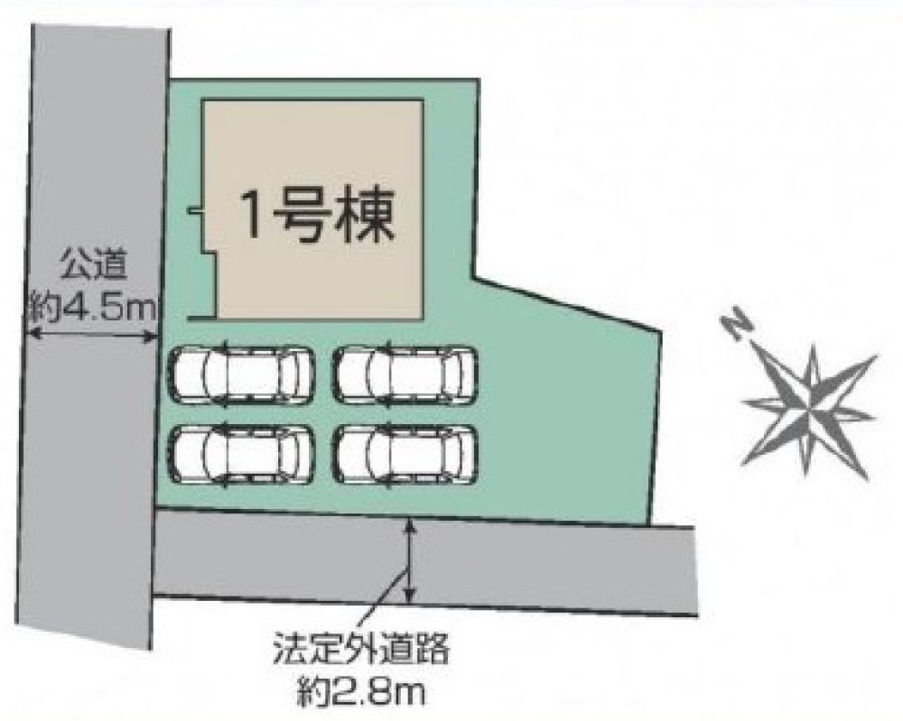 豊川市伊奈町佐脇原2期　全1棟　1号棟 画像1