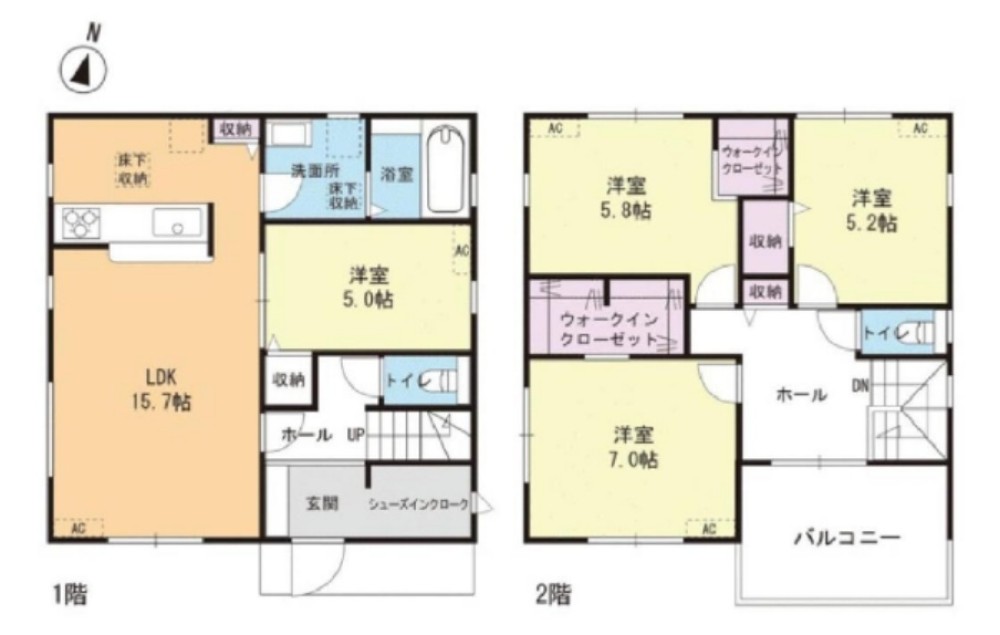 春日井市上田楽町　全1棟　1号棟 画像1
