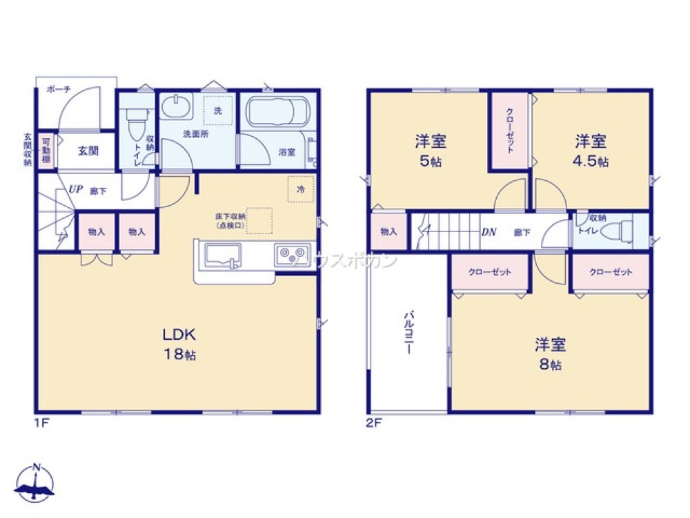 豊田市宝来町　第3　全2棟　1号棟 画像4