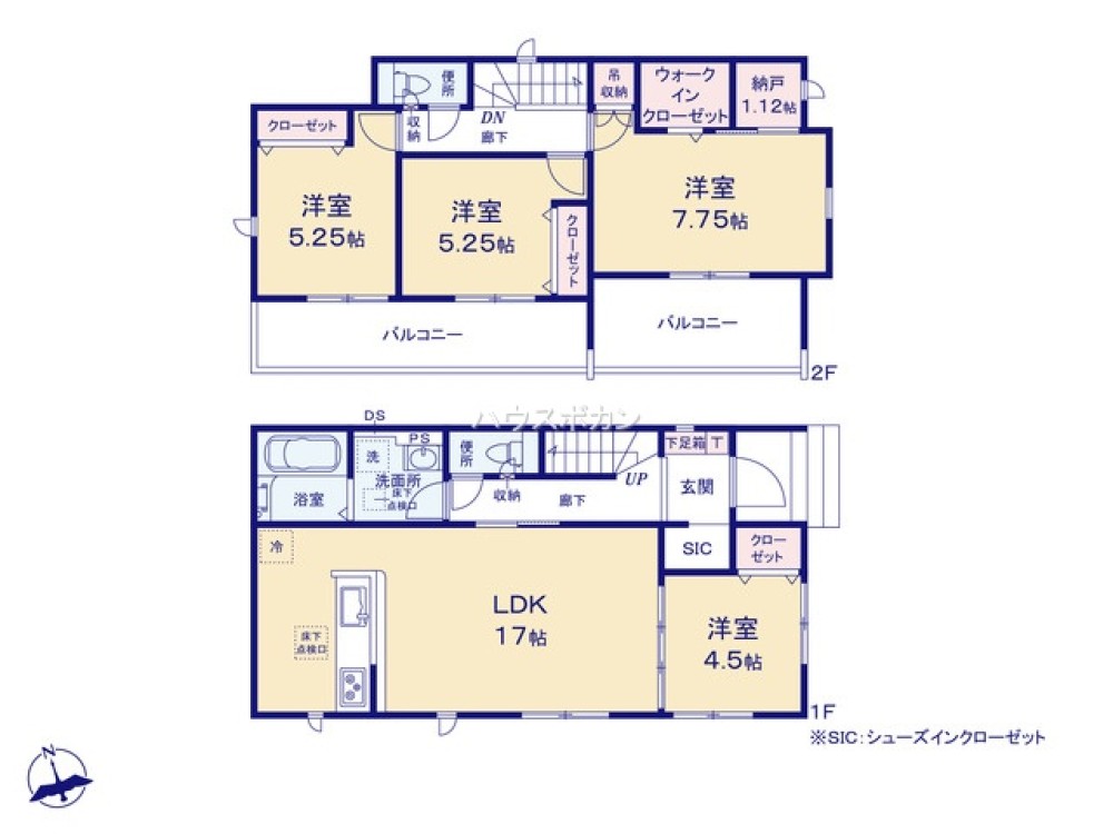 春日井市白山町5期　全1棟　1号棟 画像2
