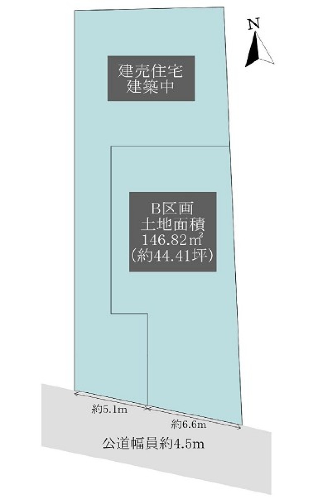 岡崎市森越町　全2区画　B区画 画像1