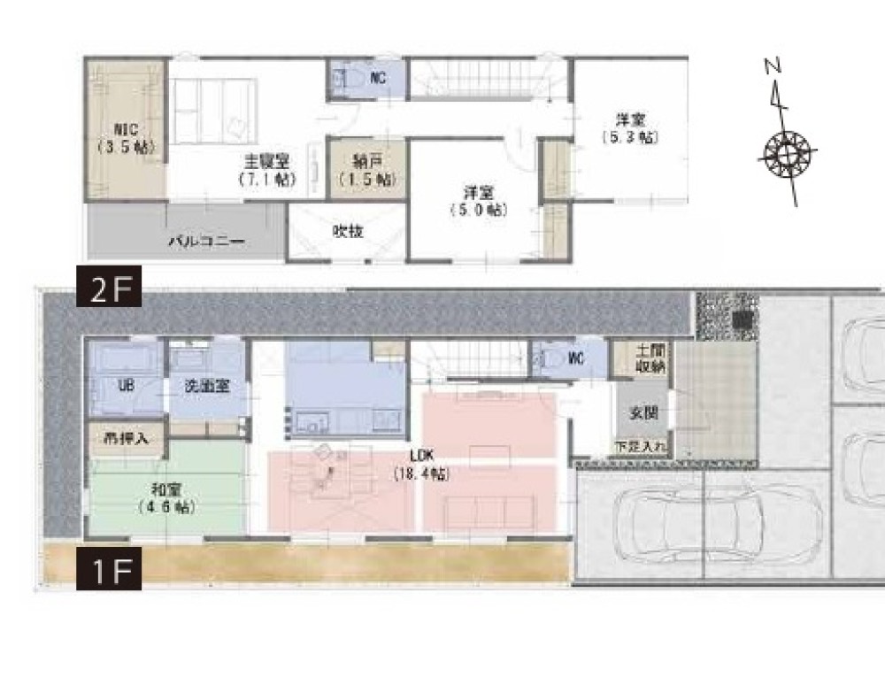 名古屋市天白区梅が丘　6期　全3棟　C号棟 画像2