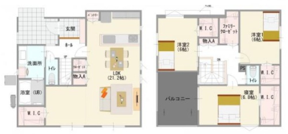 半田市亀崎高根町　第五　全2棟　1号棟 画像2