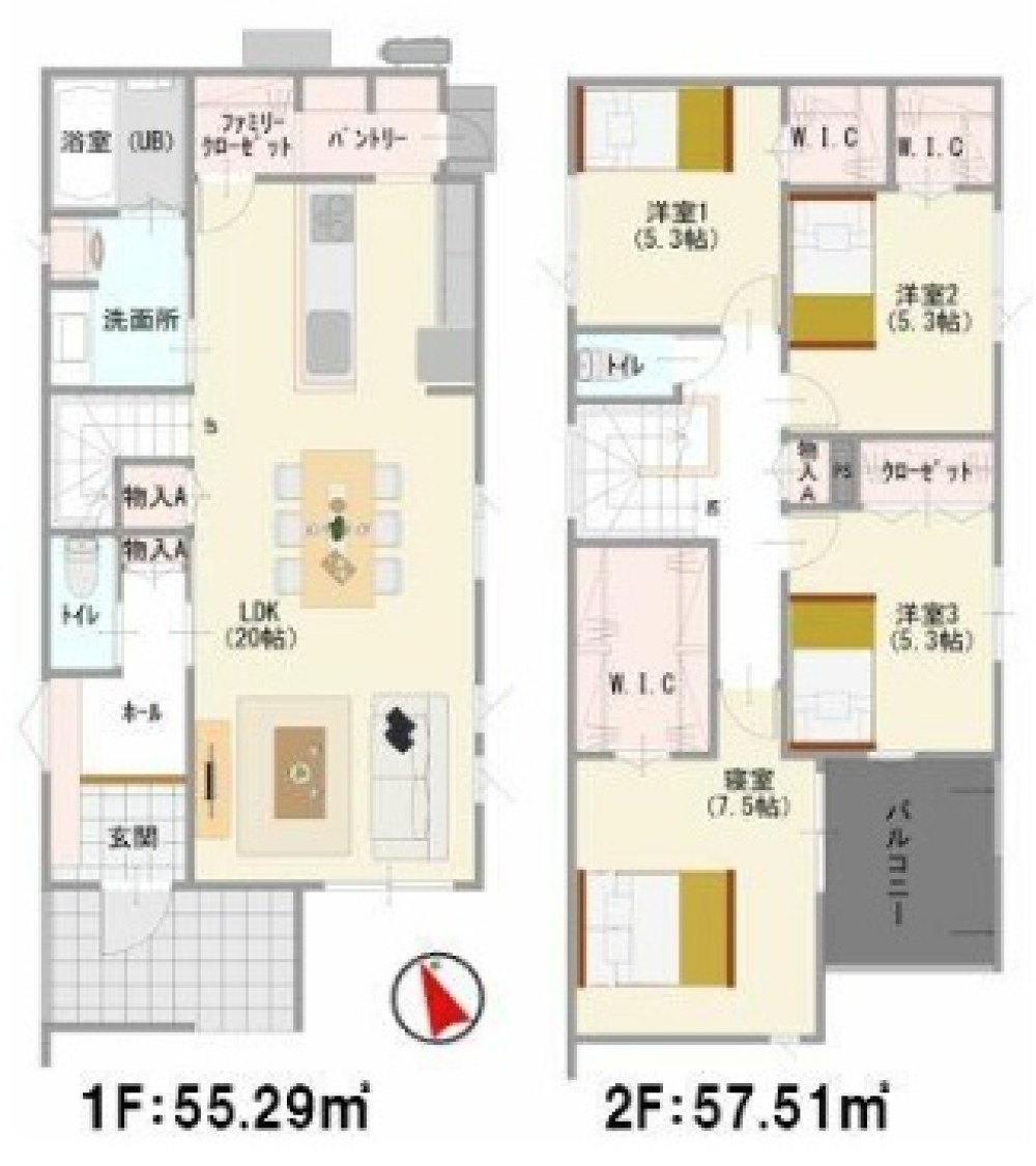 半田市仲田町　第四　全3棟　1号棟 画像2