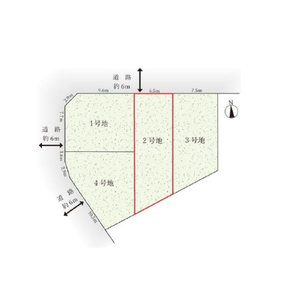 豊田市広川町　全4区画　2号地 画像1