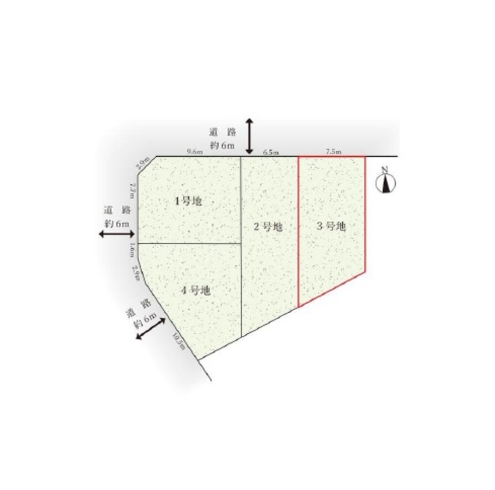 豊田市広川町　全4区画　3号地 画像1