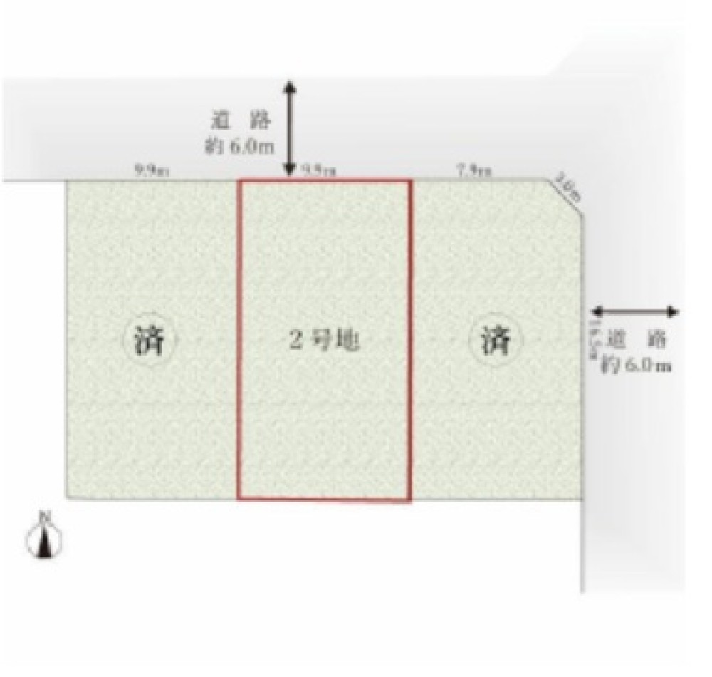 日進市香久山二丁目　全3区画　2号地 画像1