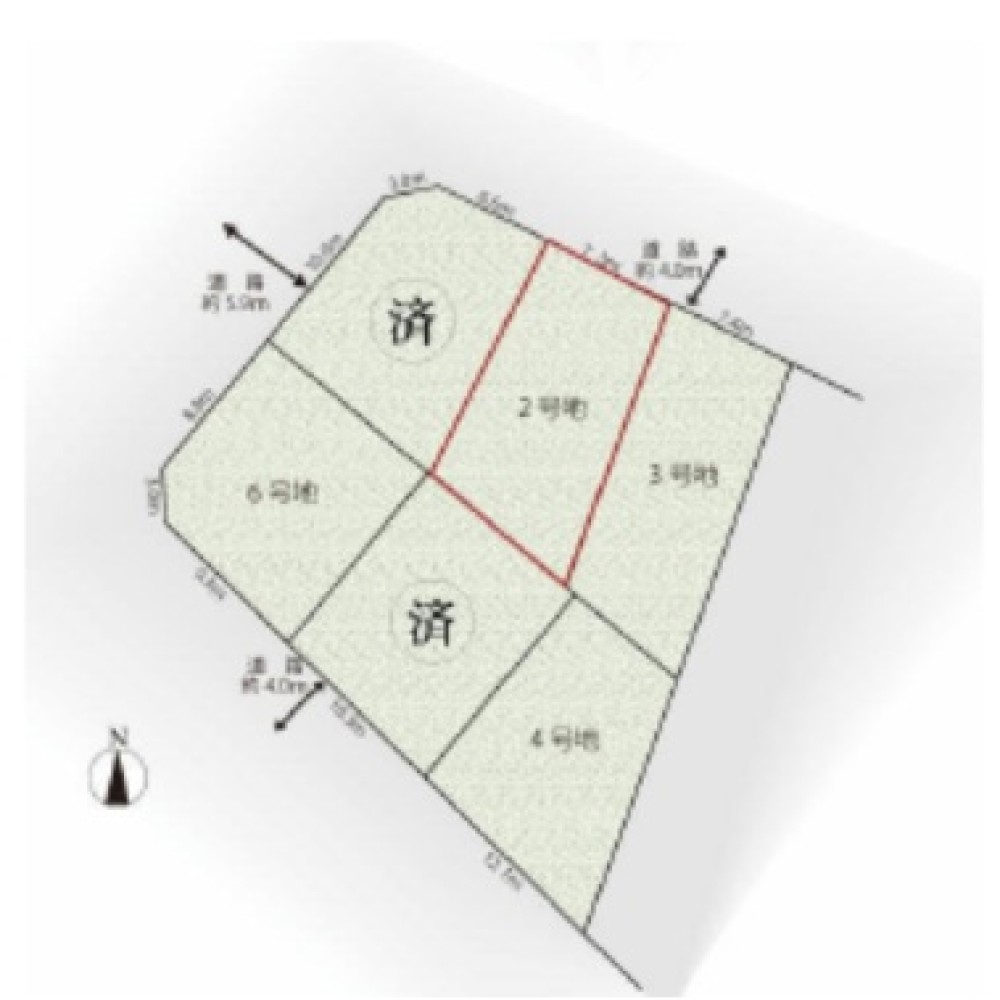 長久手市宮脇　全6区画　2号地 画像1