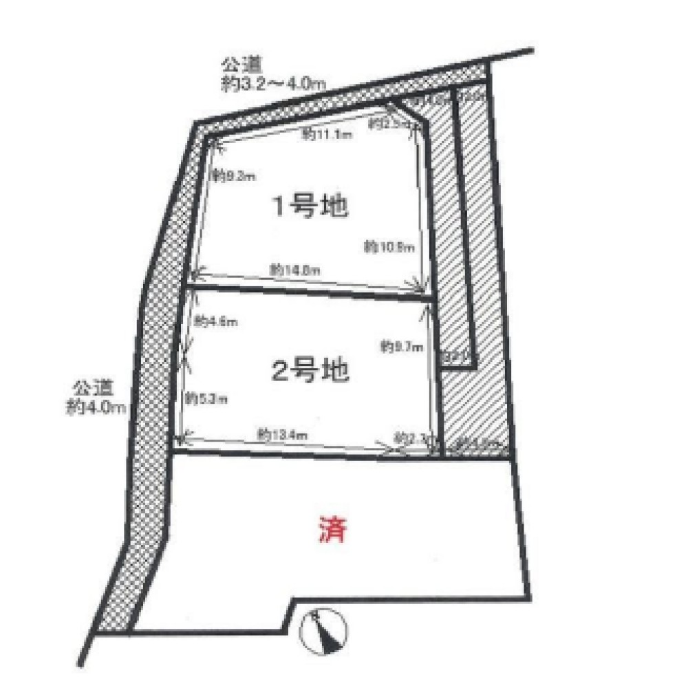 安城市東端町　全3区画　1号地 画像1