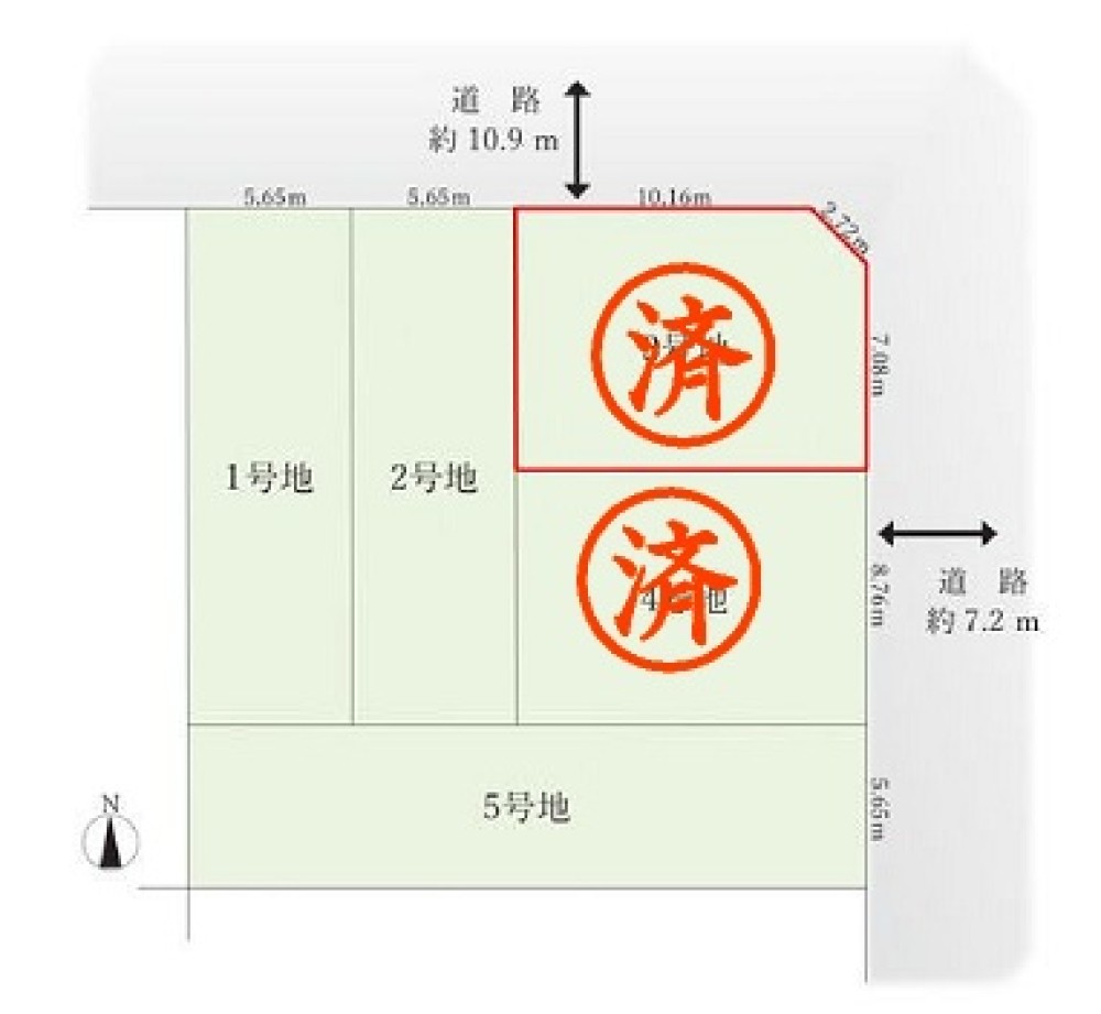 名古屋市南区呼続四丁目　全5区画　5号地 画像1